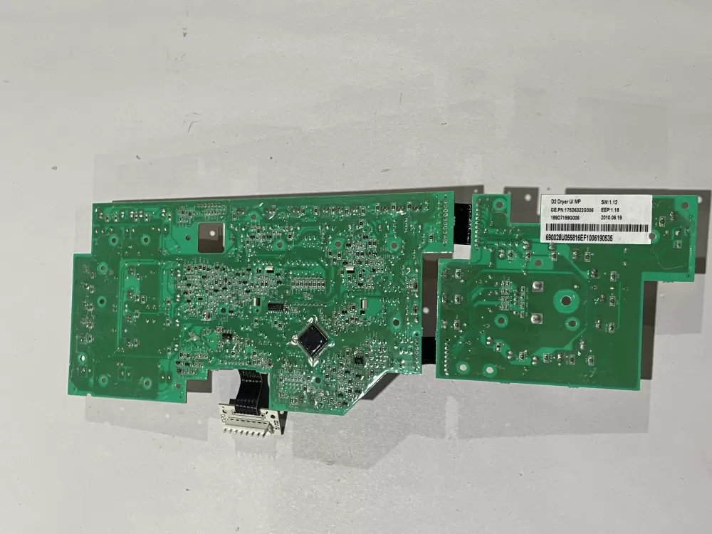 GE 175D6322G006 189D7159G006 Dryer Control Board AZ166190 | Wm2564