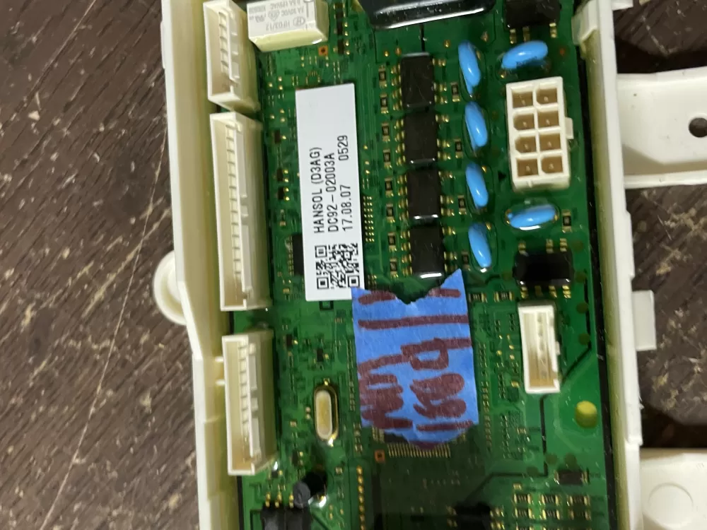 Samsung DC92-02003A AP6243667 Washer Control Board AZ49226 | Wm1804