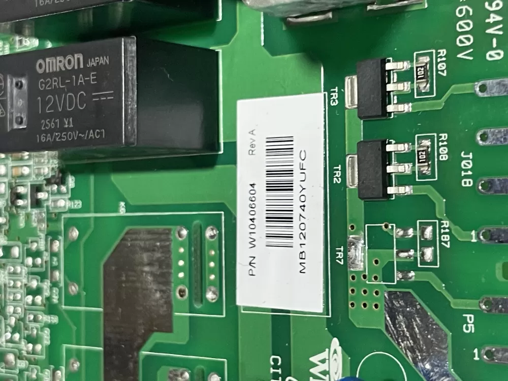 Whirlpool W10406604 Washer Control Board AZ149116 | Wm800