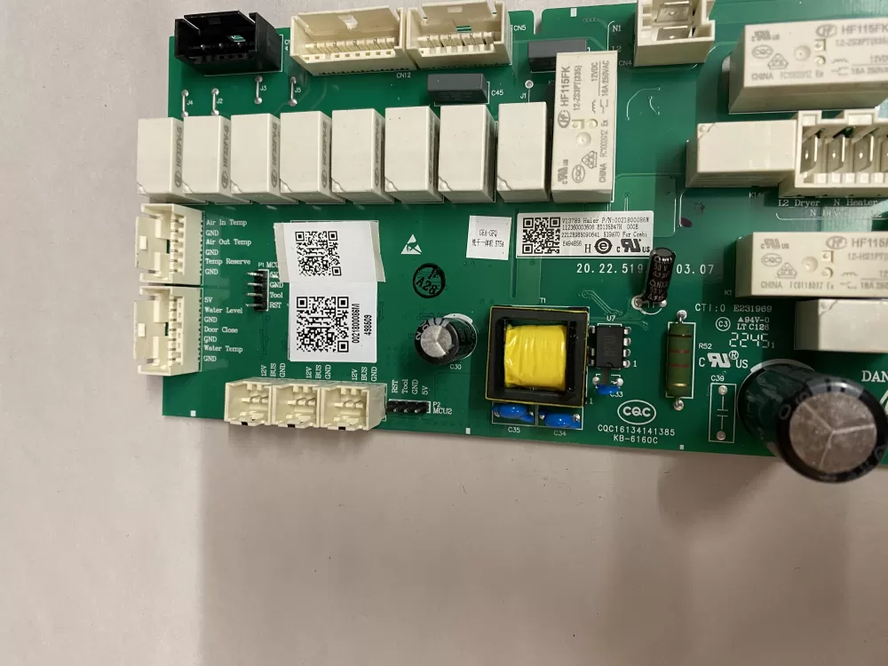 Ge Compact Washer Control Board wh22x35701 0021800086m AZ207131 | BK2148