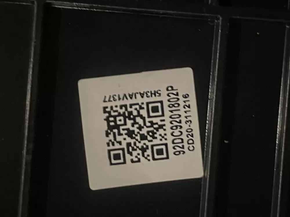 Samsung DC92 01802P Washer Control Board AZ34142 | Wm1697