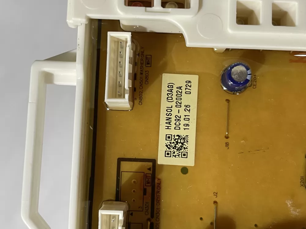 Samsung DC92 02002A Washer Control Board AZ199928 | Wmv847