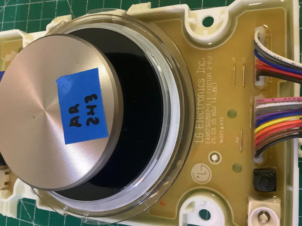 LG EAX67322507 1 Washer Control Board Dial AZ192502 | AR243
