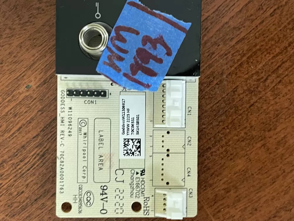 Whirlpool WRQA59CNKZ Refrigerator Display Board W11306617 AZ52328 | Wm1893