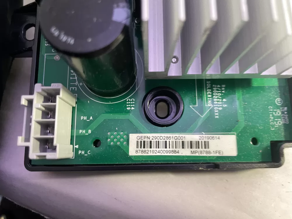 GE 290D2861G001 WH22X29049 Washer Control Board AZ197196 | Wmv892