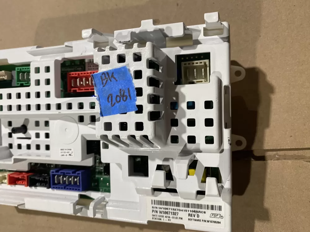 Whirlpool W10671327 W10671327 Washer Control Board AZ63788 | BK2081