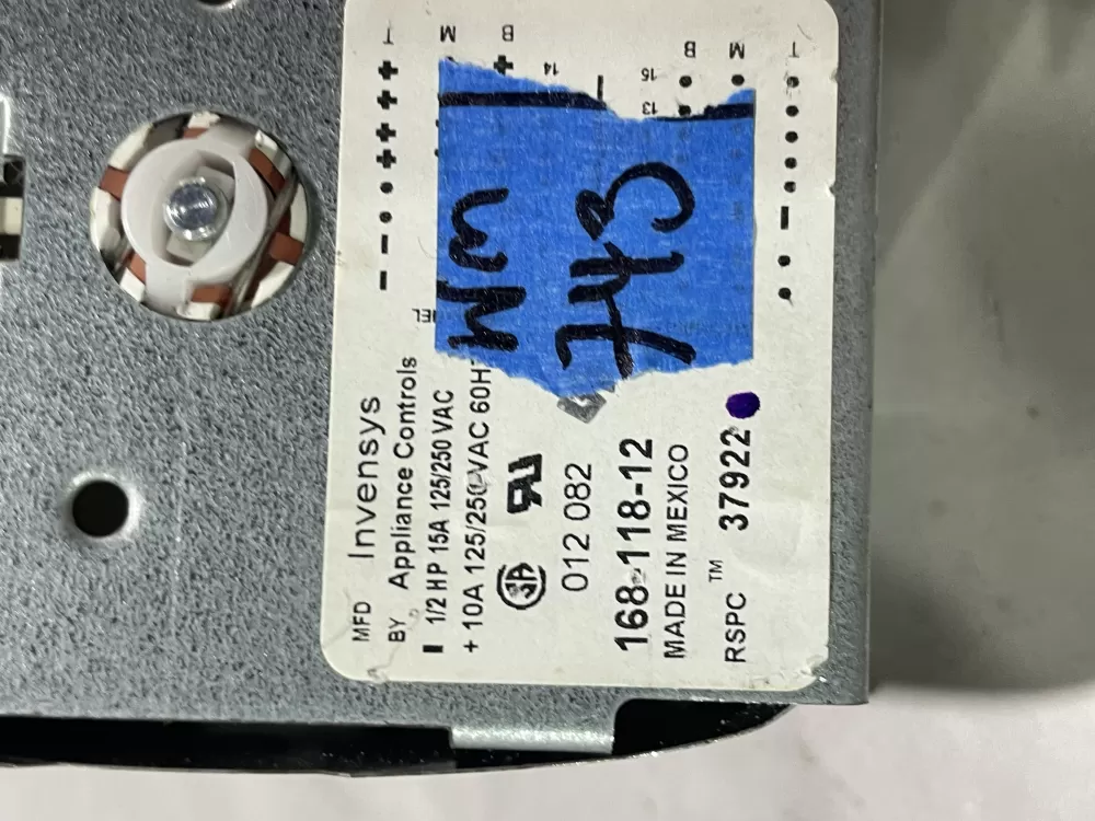 Speed Queen #37922P Washer TIMER AZ149298 | Wm743