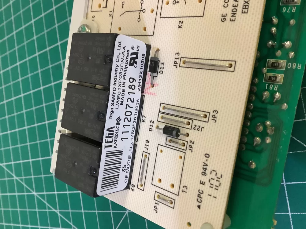 GE 175D5261G035 EBX1129P004 WH12X10508 Washer Control Board AZ200358 | NR2783