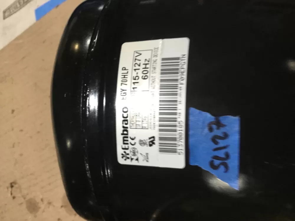 Whirlpool W10309989 Refrigerator Compressor AZ97378 | Sl127