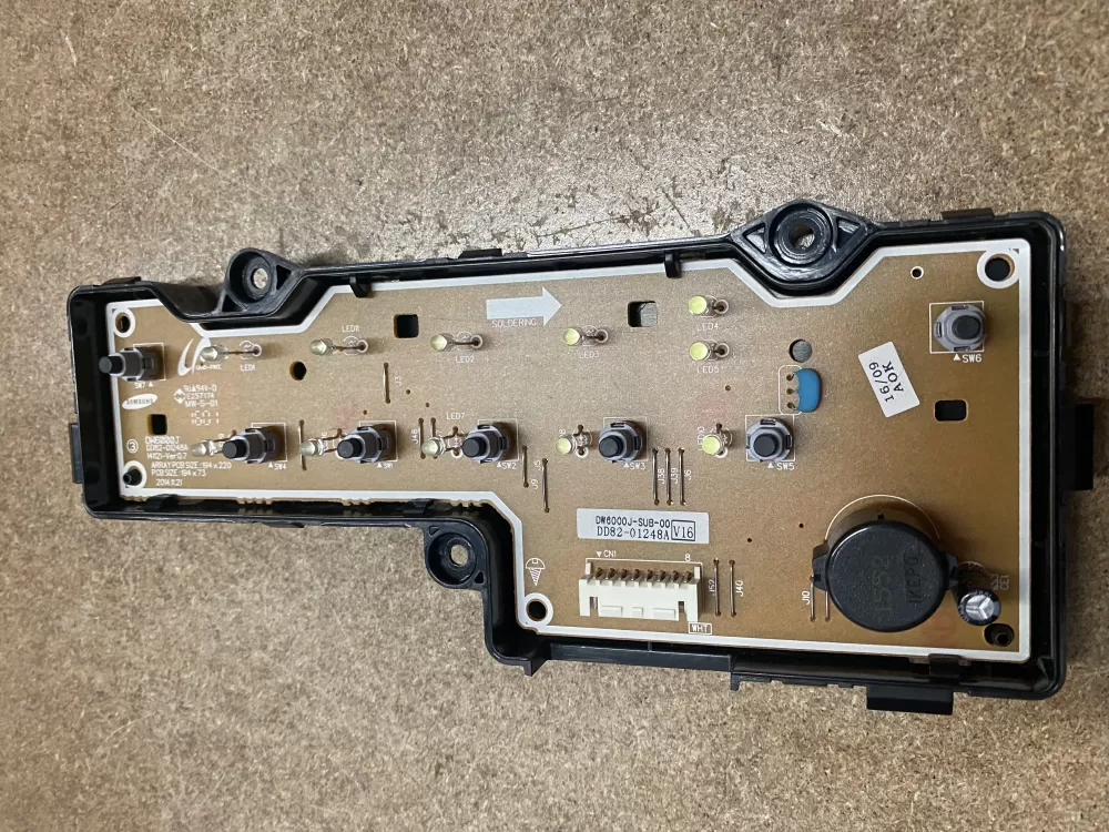 Samsung DD82-01248A Dishwasher Control Board