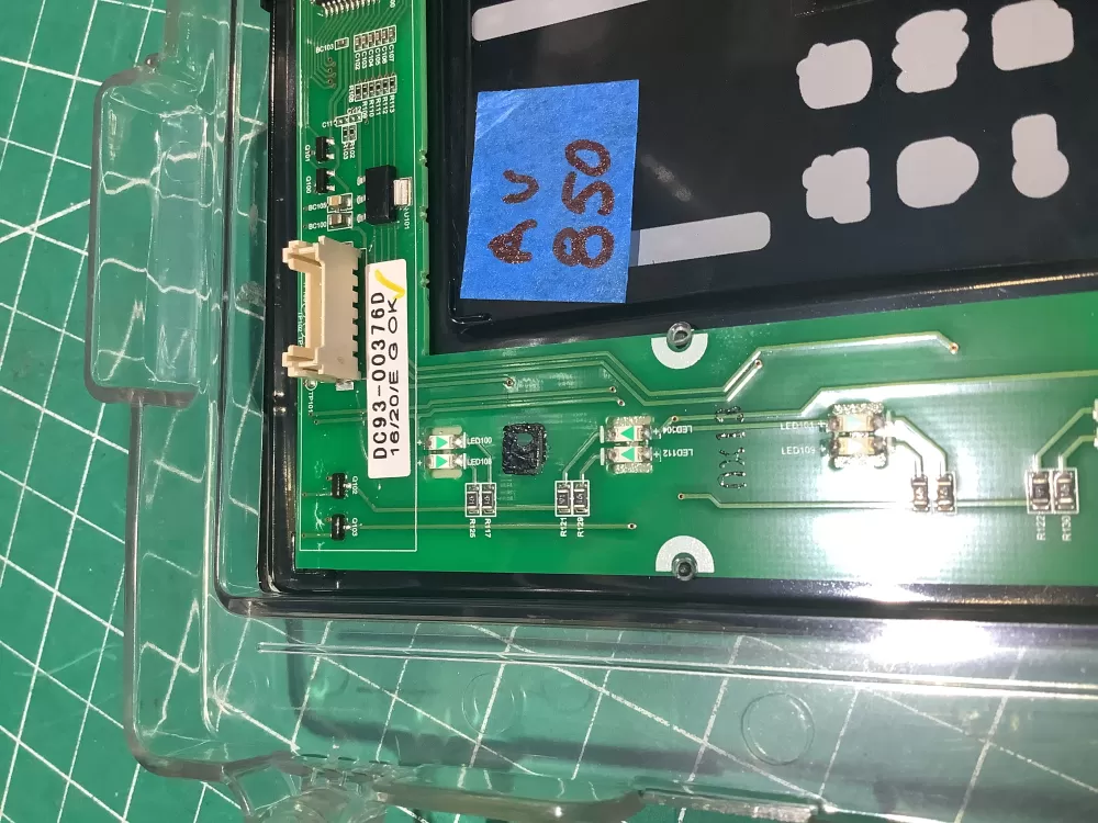 Samsung Washer Control Inlay DC93-00376D DC64-03116B AZ185720 | AV850
