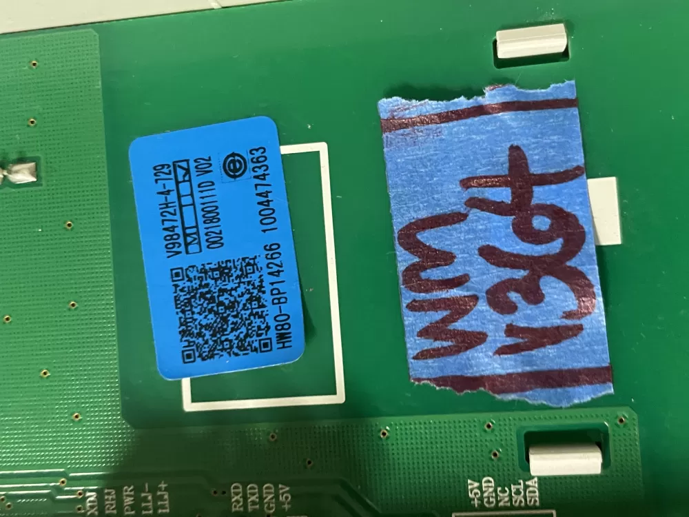 GE WE04X26336 Haier HW80-BP14266 Washer Control Board AZ44996 | Wmv115