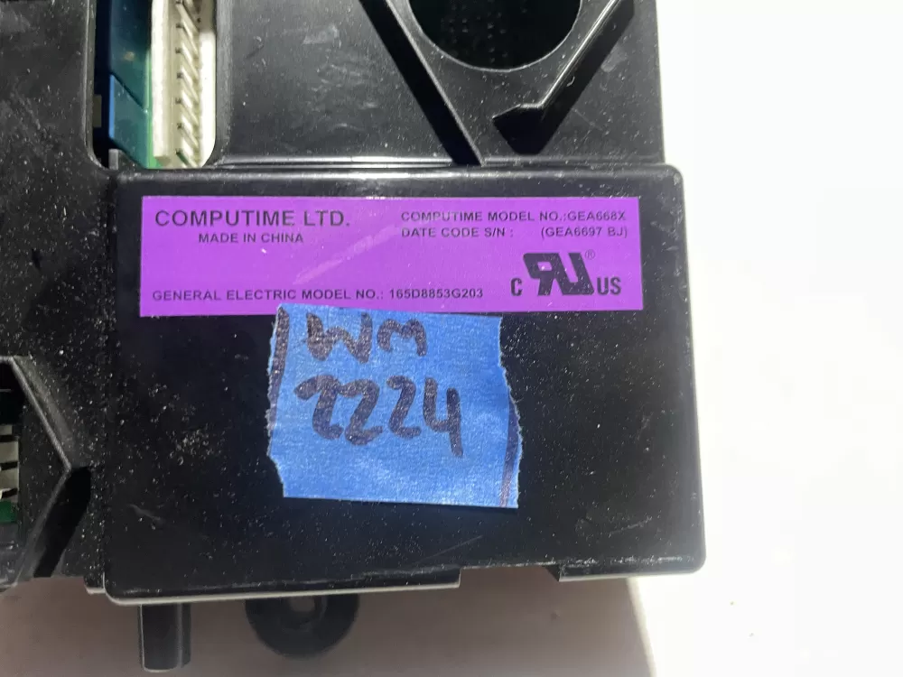 GE Dishwasher Control Board 165d8853g203. #120 AZ121074 | Wm2224