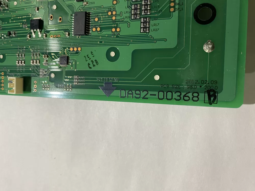 Samsung DA92-00368 B Refrigerator Dispenser UI Control Board AZ195473 | BK85