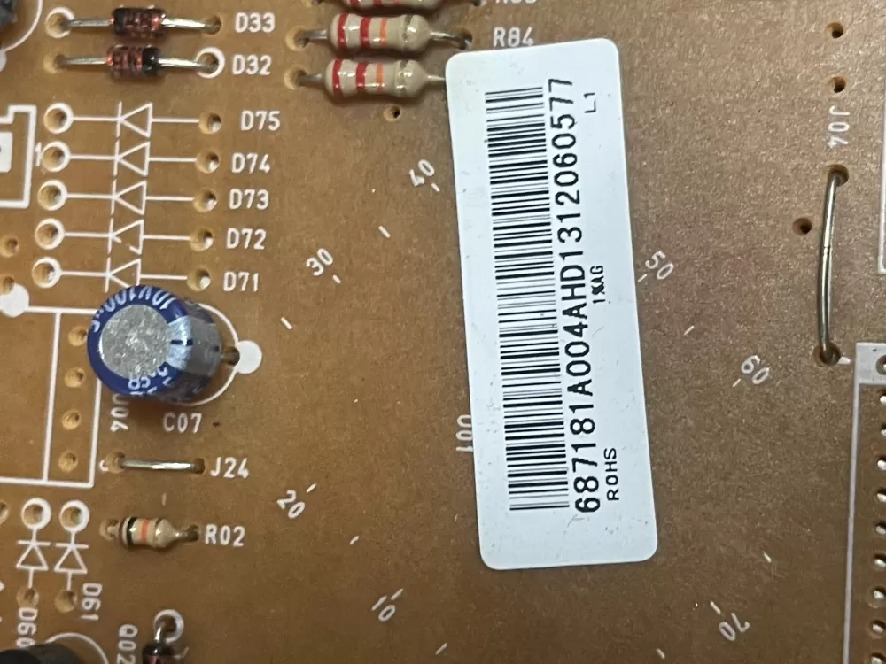 LG 687181A004A P1 6A004 Microwave Control Board 687181a004 AZ12559 | 642