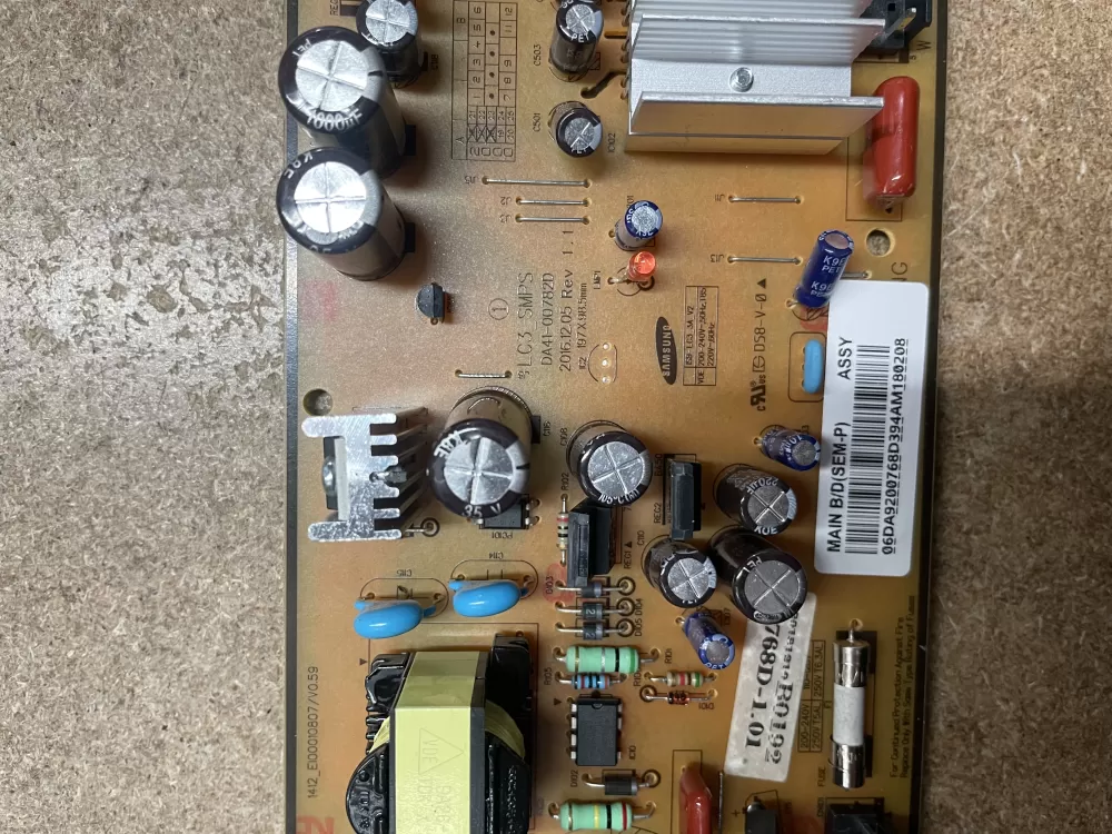 Samsung DA92 00768D Refrigerator Control Board Inverter AZ7200 | KM1618