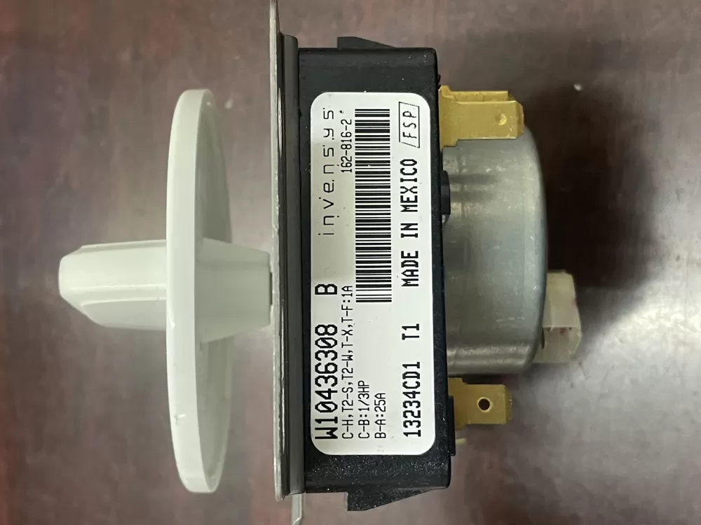 Maytag  Amana  Admiral  Roper AP6003908 W10436308 W10745655 W10857612VP W10857612 PS11731366 Dryer Timer