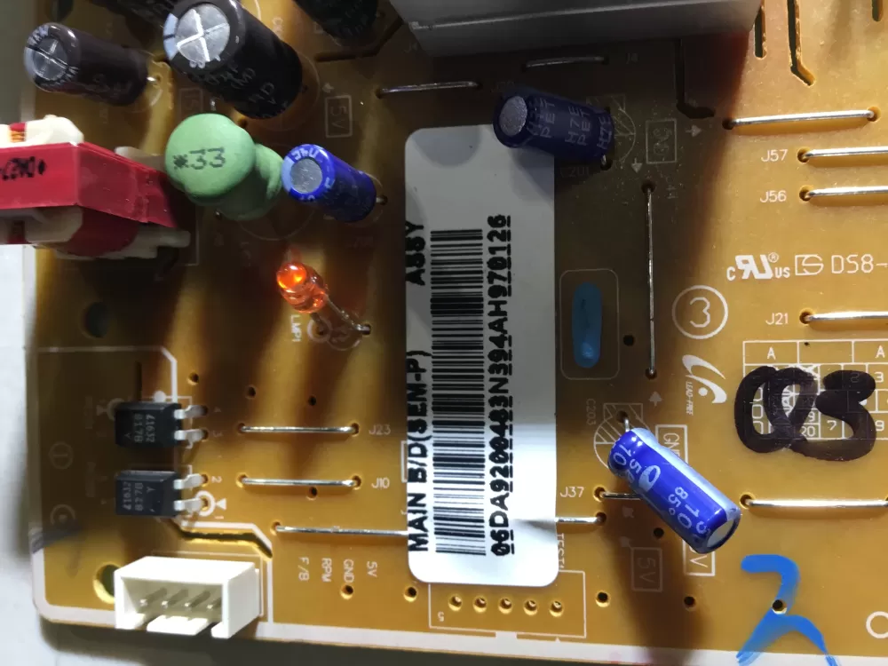 Samsung DA92-00483N Refrigerator Control Board Inverter AZ44095 | NR1758