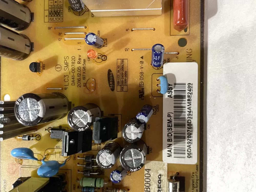Samsung DA92 00768D Refrigerator Control Board Inverter AZ201599 | Wm2357