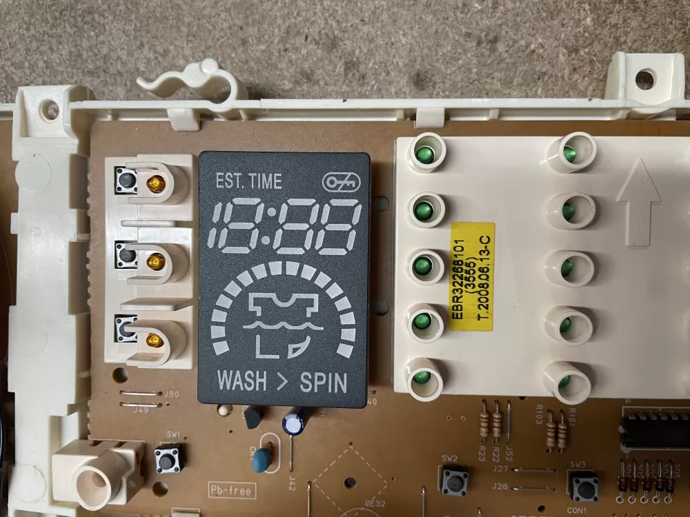 LG EAX32221201 EBR32268101 Washer Control Board AZ22806 | KMV13