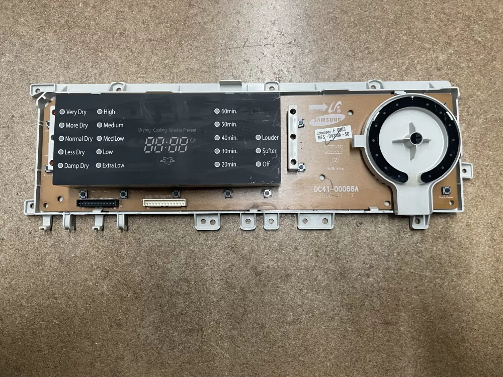 Samsung DC41-00066A Washer Control Board