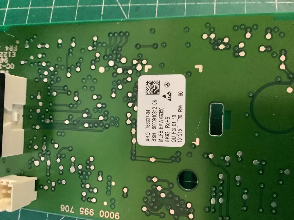 Bosch 9000910812 766627-04 EPW66350 Washer UI Control Board AZ192298 | NR562
