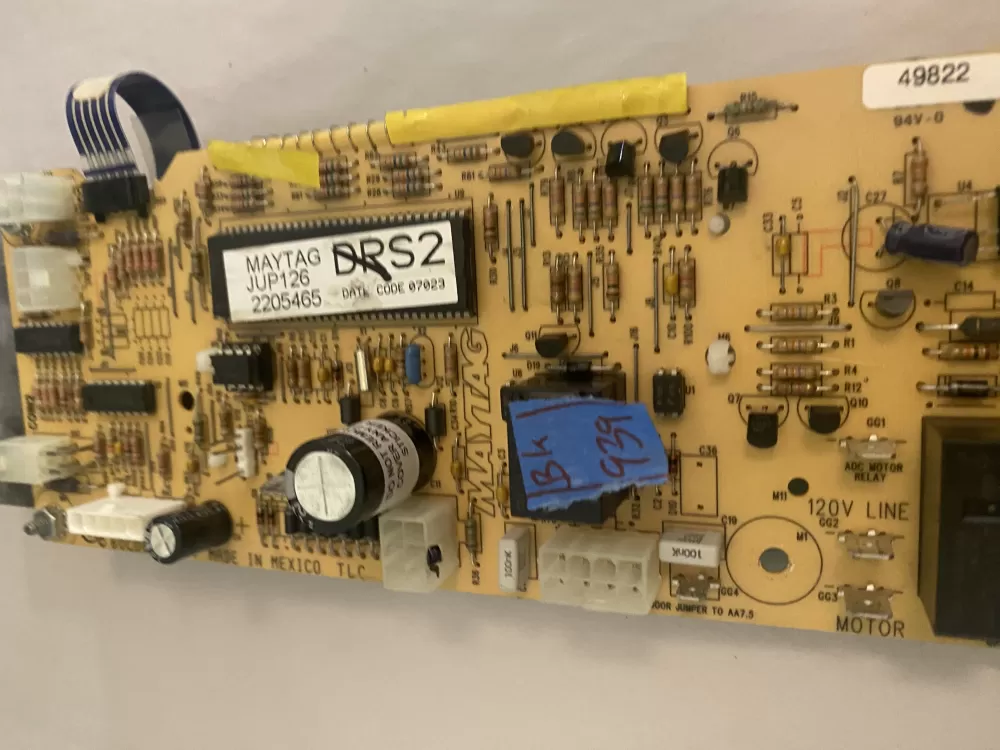 Maytag 60c06410107 Dryer Control Board Card op Commercial AZ111515 | BK939