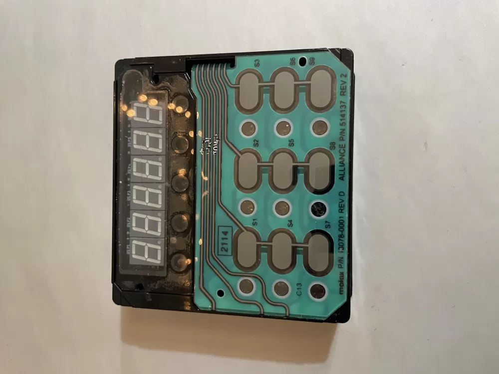 Speed Queen  Alliance D517522  514137  13078-0001 Dryer Control Board