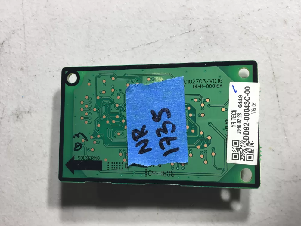 Samsung DD92 00043C Washer Control Board Electronic AZ42532 | NR1735