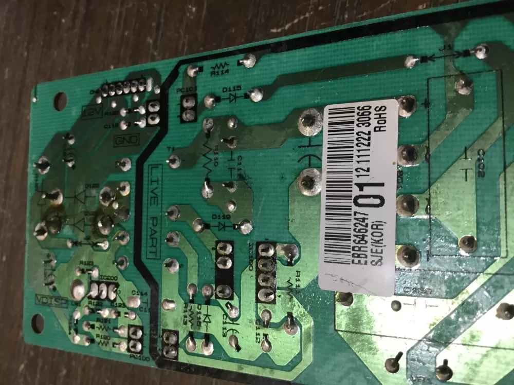 LG EBR64624701 Range Control Board AZ52412 | NR1878