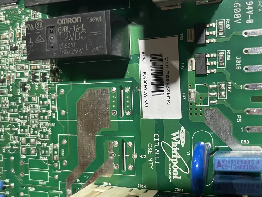 Whirlpool W10406604 Washer Control Board AZ185093 | Wm743