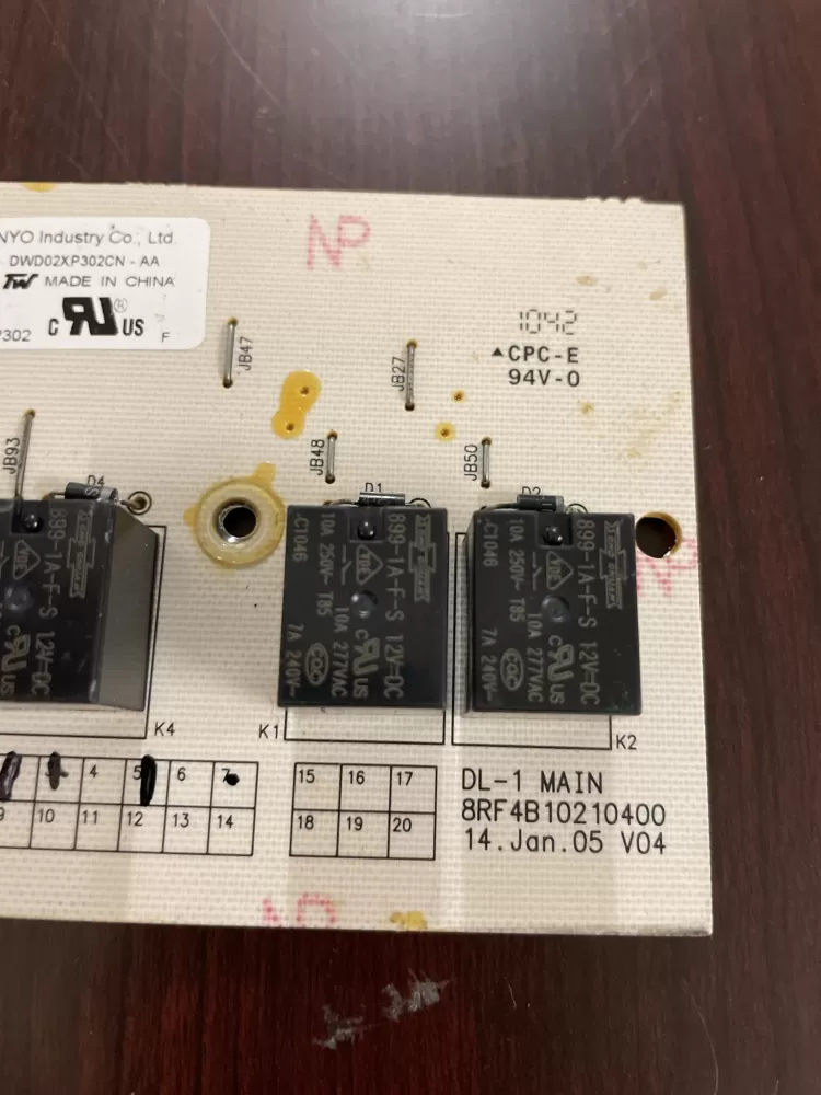 GE 165D7802P302 Dishwasher Control Board AZ66567 | KM708