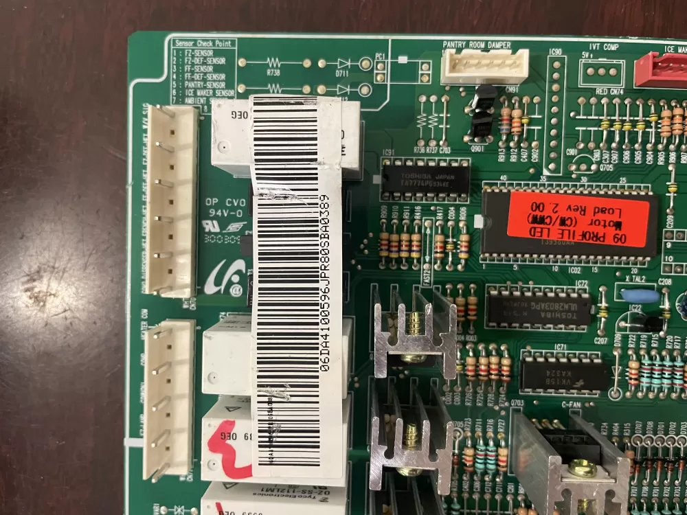Samsung DA41 00596J Refrigerator Control Board AZ50659 | KM1874