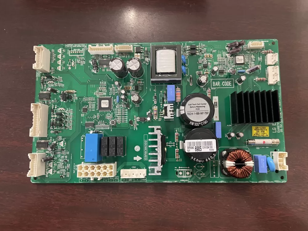 LG 6871JR1034G EBR78940623 EBR78940624 EBR83806904 EBR83806905 CSP30021023 PS12750317 Refrigerator Control Board