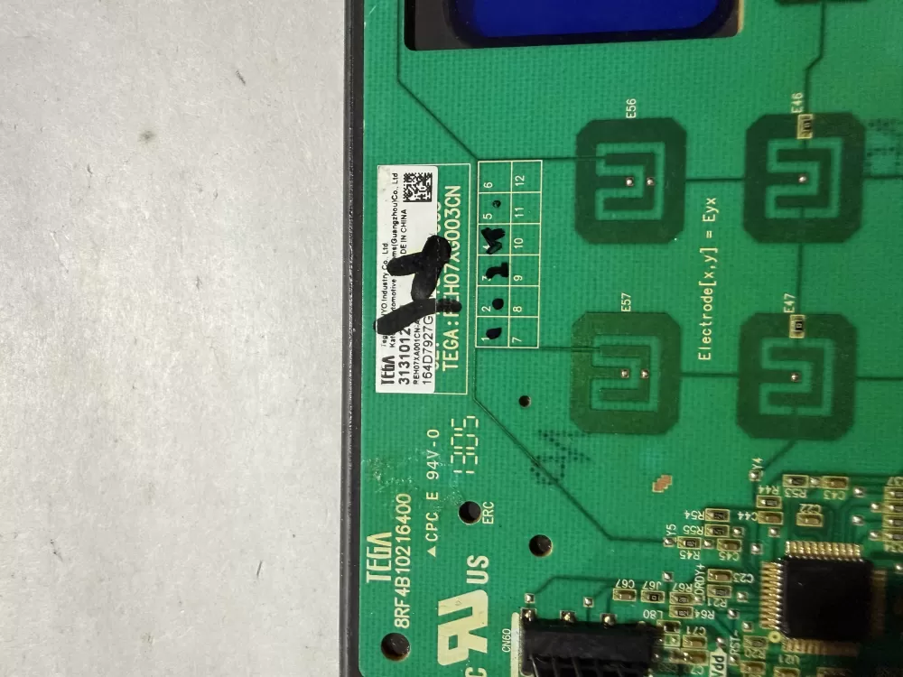GE Hotpoint WB27T11009 164D7927G001 Range Control Board Panel AZ225735 | KM2656