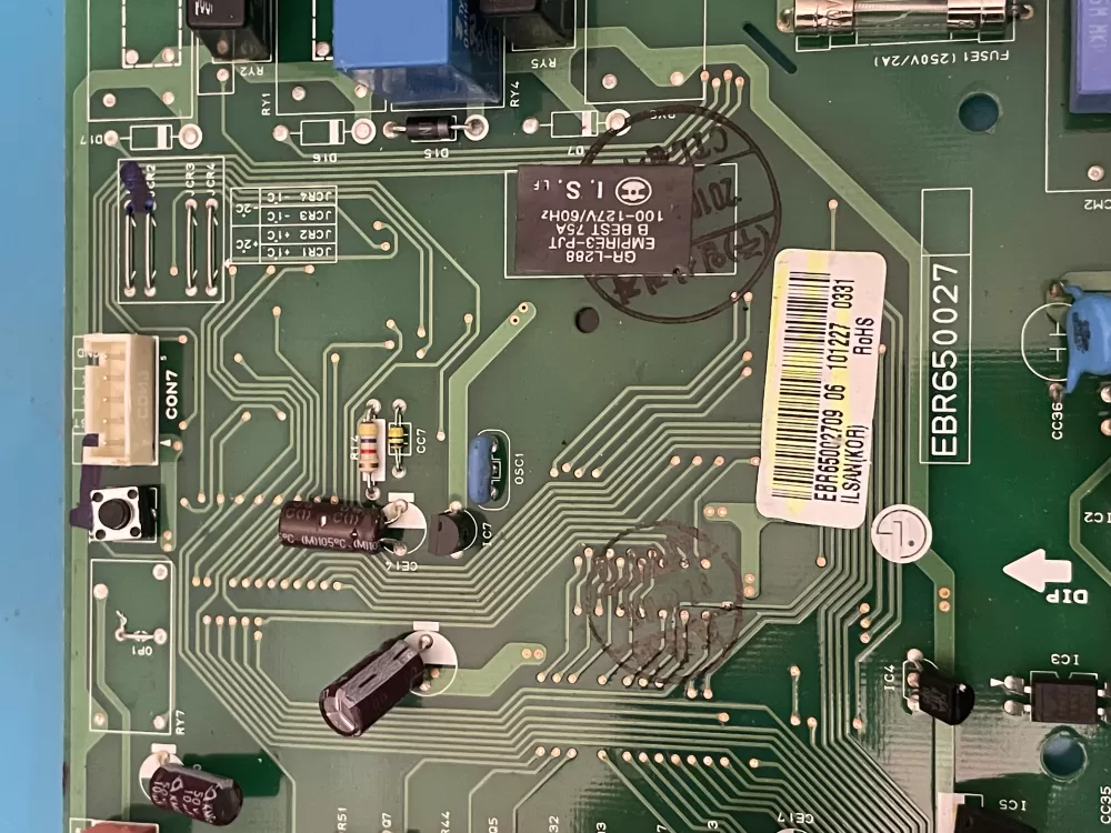 LG Kenmore EBR65002709 EBR65002715 Refrigerator Control Board AZ97504 | KM1535