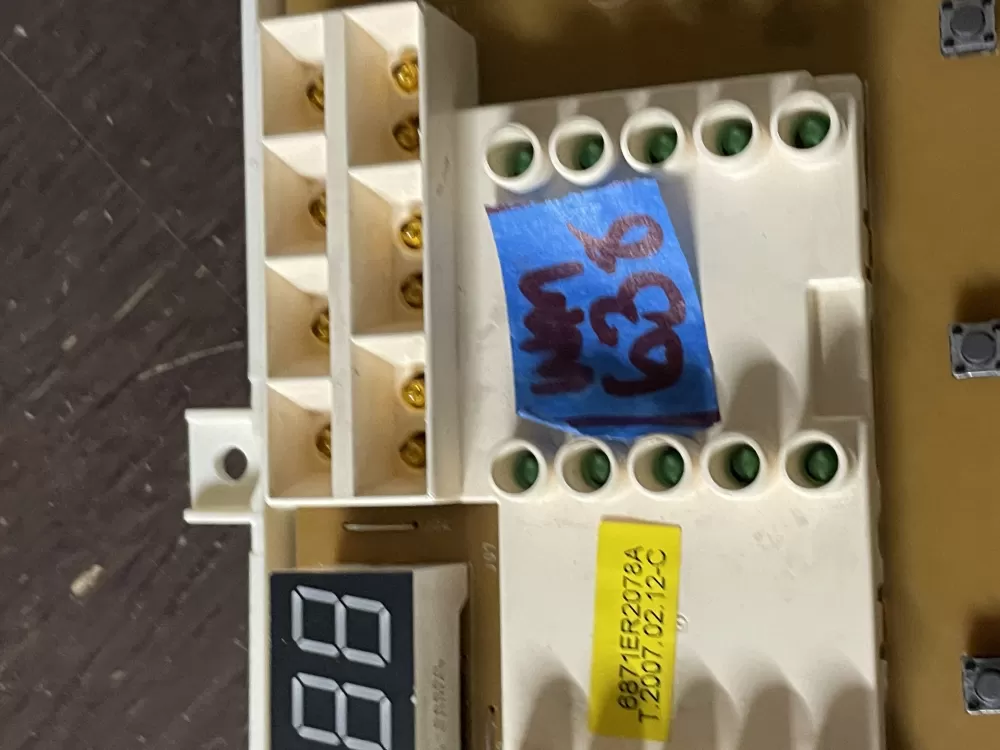 LG 6870EC9259A 6871ER2078A Washer Control Board AZ46940 | Wm638
