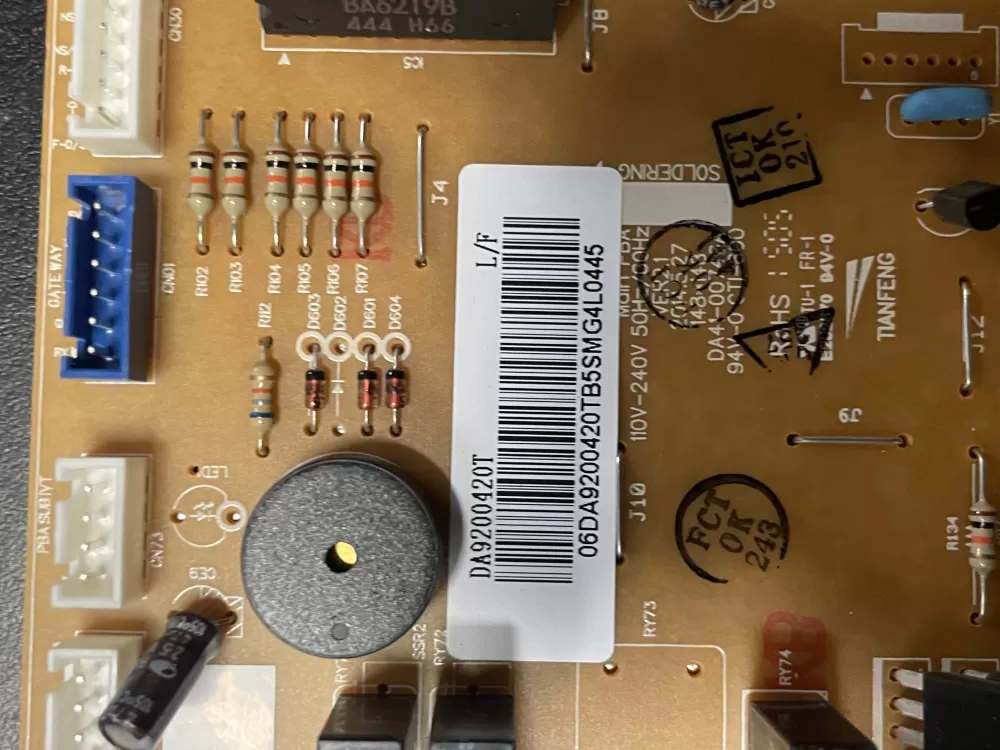 Samsung DA92 00420T DA9200420T Refrigerator Control Board AZ23566 | WM1032