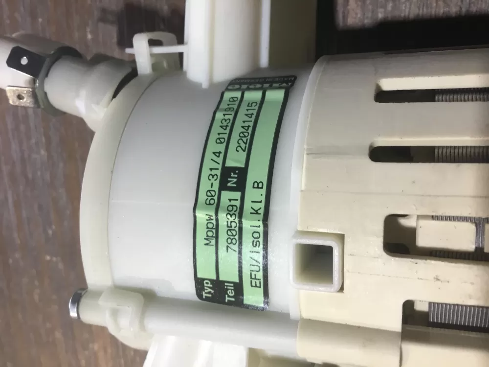 Miele Dishwasher Circulation Pump Mppw 60-31/4 7805390 111515 EFU AZ59415 | SL11