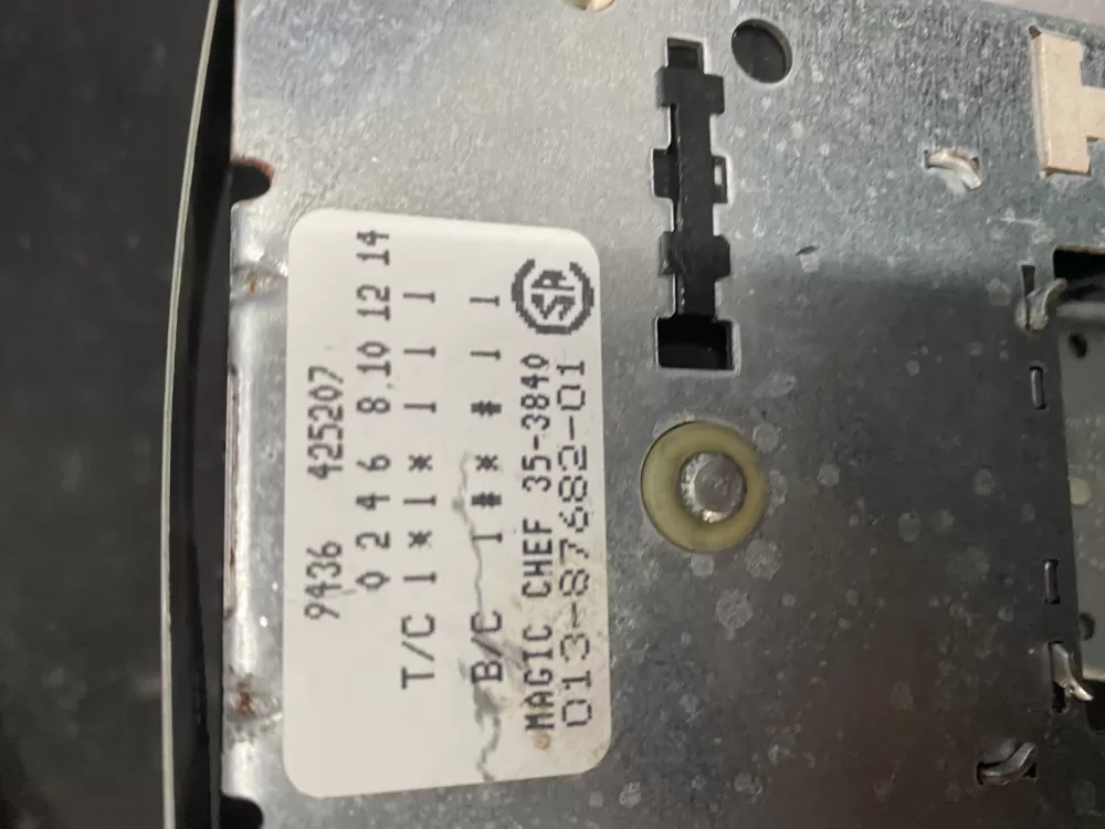 Magic Chef #35-3840 Washer Timer WP35-3840 AZ6229 | BK1211