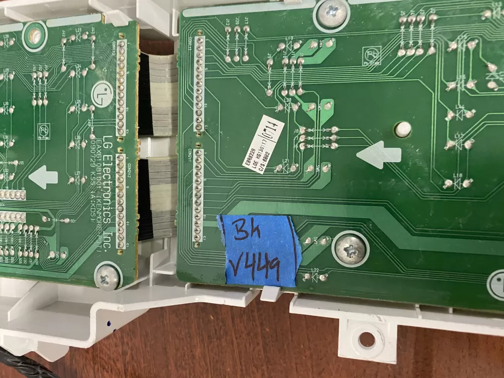 LG EBR62280714 Washer Control Board Interface AZ48922 | BKV449