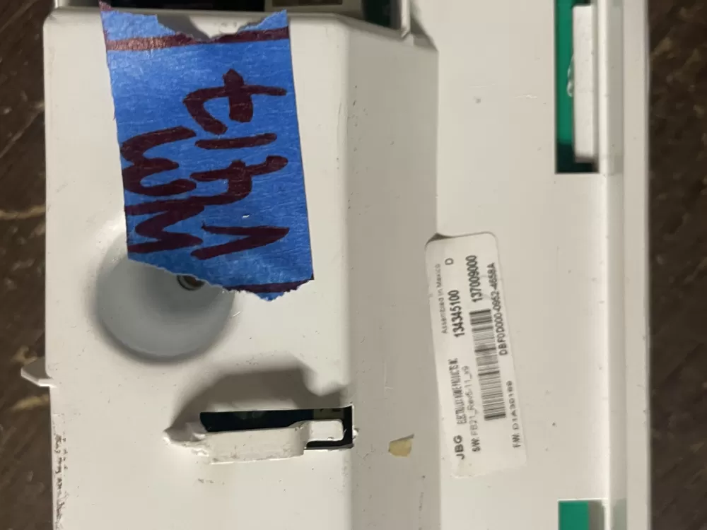 Samsung Frigidaire Electrolux 134345100 Washer Control Board AZ42048 | Wmv417