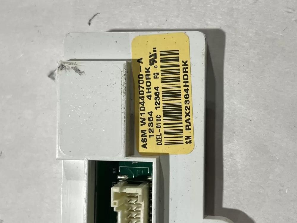 Whirlpool W10440700 Dishwasher Control Board Interface AZ162162 | Wmv817