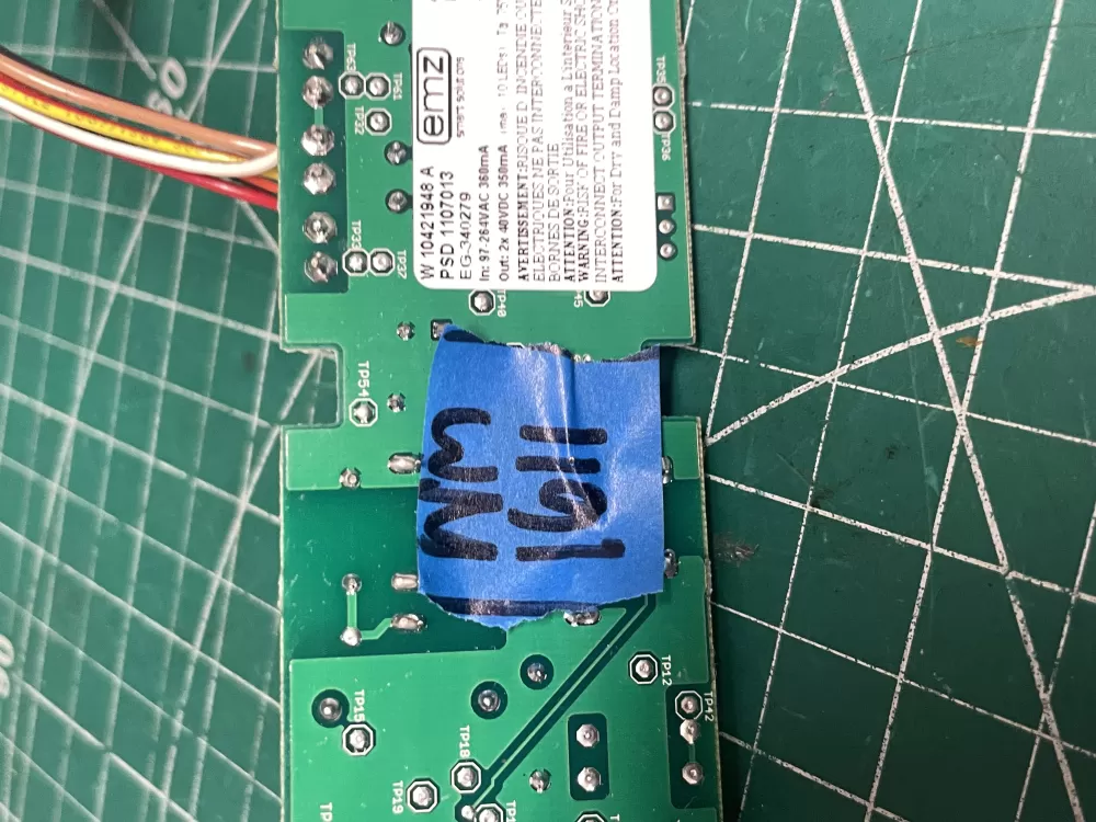 Whirlpool W10306786 Refrigerator LED Inverter Board Box AZ211086 | Wm1611