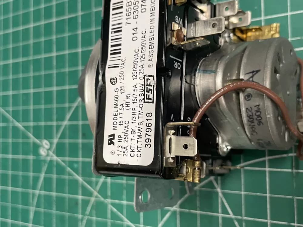 Whirlpool Amana Admiral AP6009056 3979618 3979618R Dryer Timer AZ203309 | Wm2249