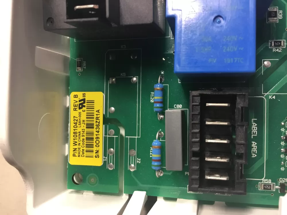 Whirlpool W10810427 Dryer Control Board AZ40326 | NR64