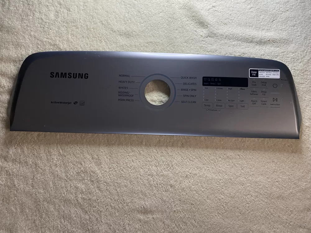 Samsung DC97-21544G  DC97-22947A  AP6975585  PS16735707 Washer Control Board Panel