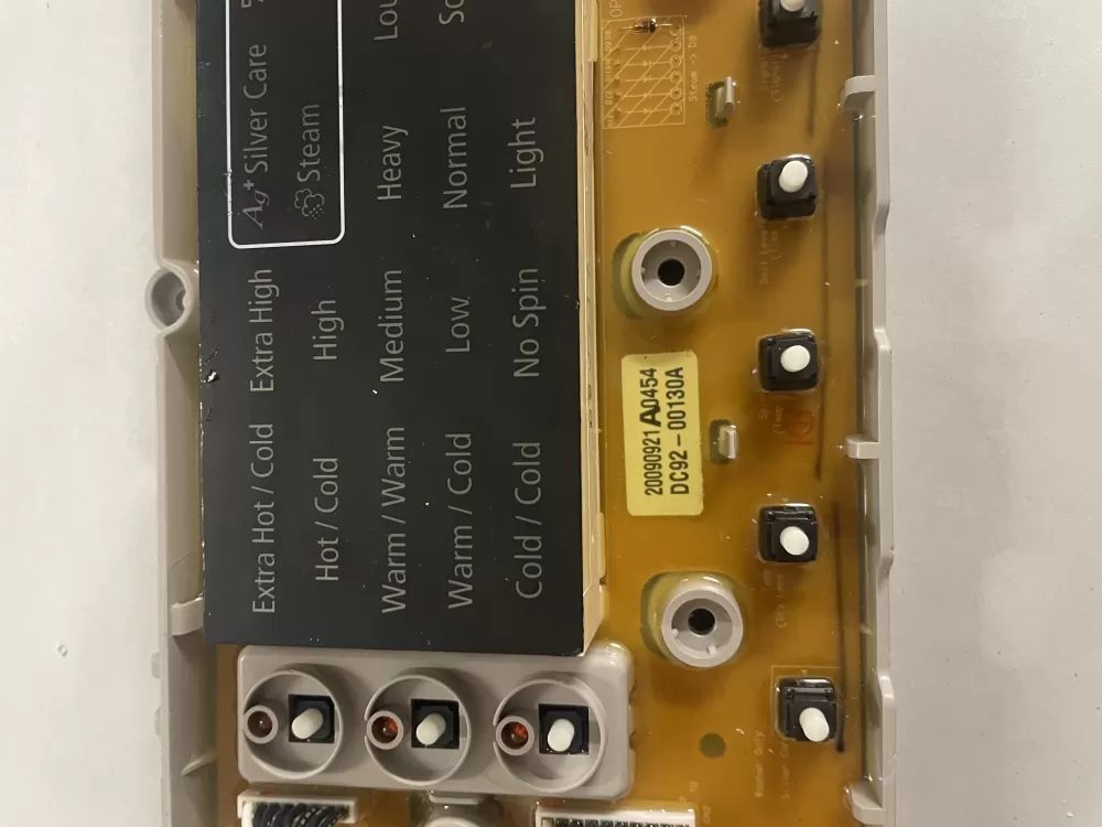 Samsung DC92-00130A DC92-00125A Washer UI Control Board AZ122040 | KMV500