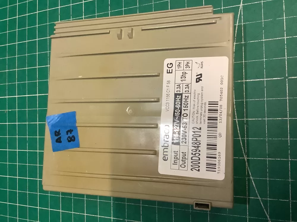 GE 200D5948P012 Refrigerator Control Board Inverter AZ198148 | AR87