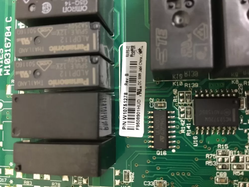 Whirlpool Maytag W10751278 Refrigerator Jenn Air Control Board AZ29282 | NR193